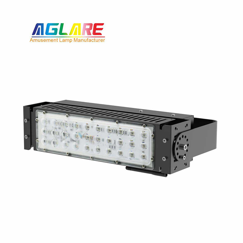 LED彩色投光灯 带？50W变色RGB泛光灯