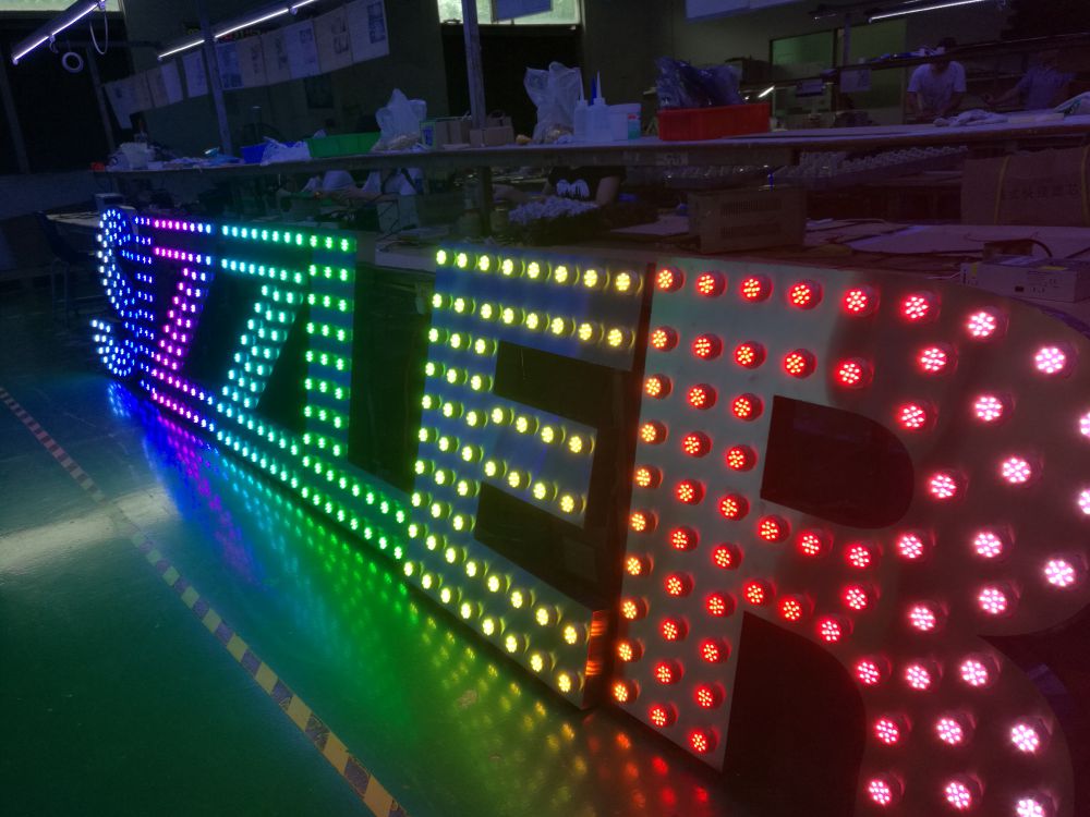 F88星宝光电的点光源用于客人定造的发光字